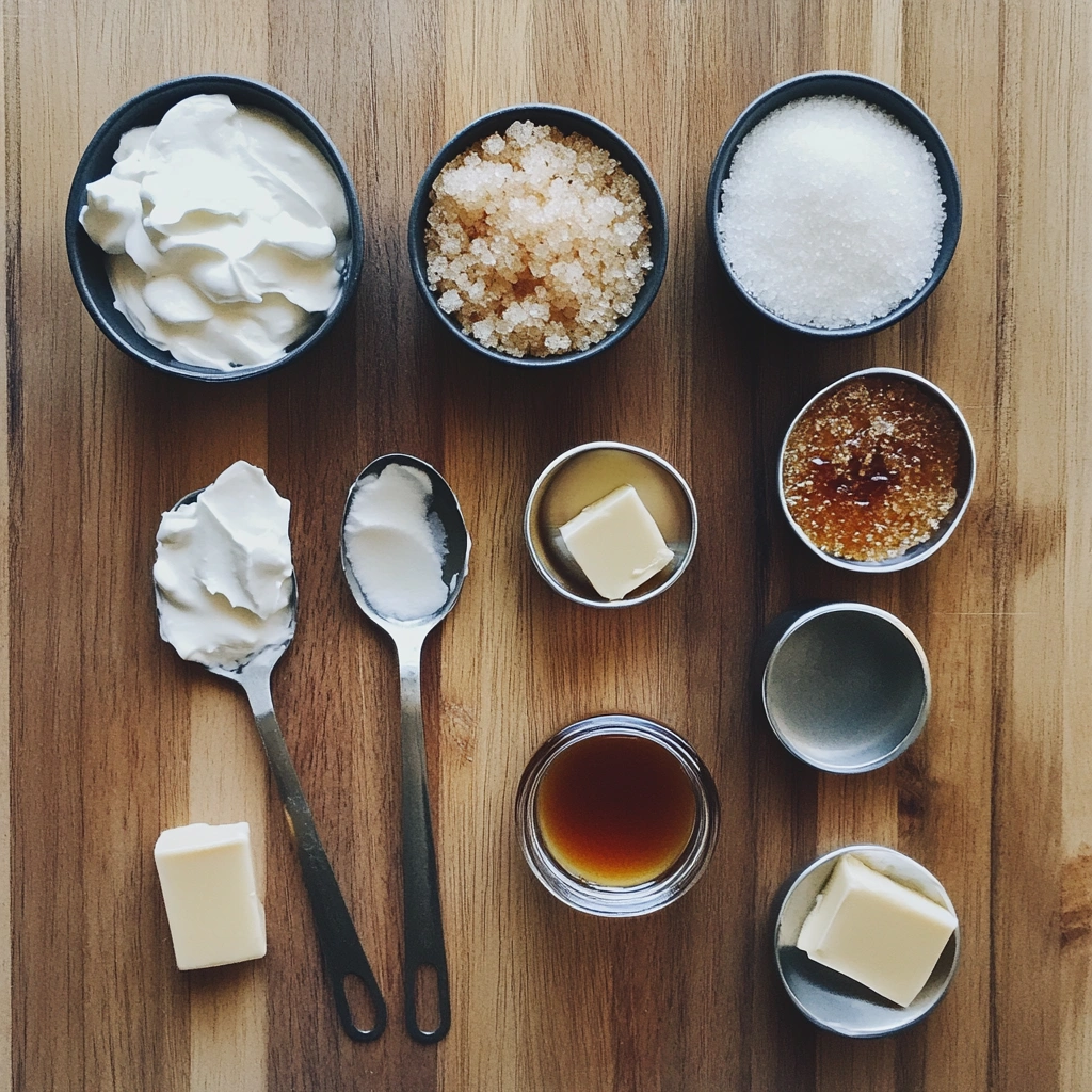 Step-by-step shot of dairy-free toffee apple dip