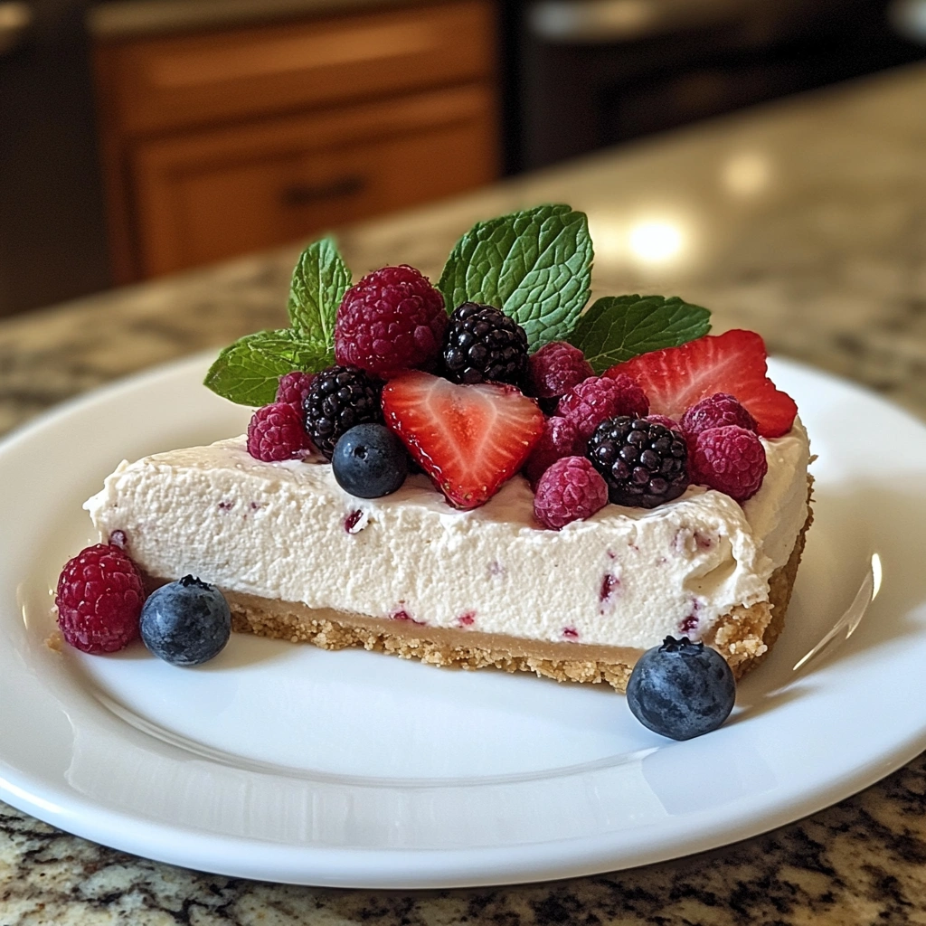 no-bake dairy-free cheesecake