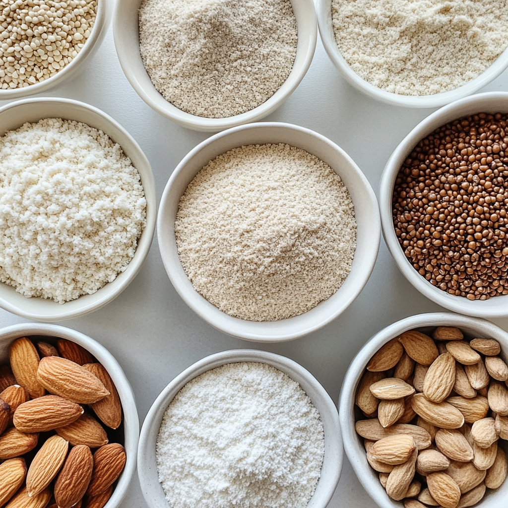 Gluten-free flours for baking bread at home