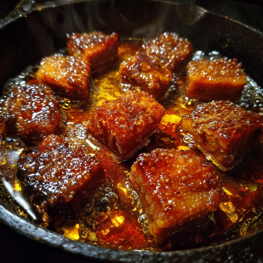 Caramelizing sugar for Trinidadian Stew Beef