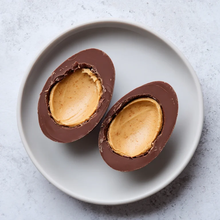 Vegan chocolate covered Easter eggs in a basket with pastel flowers for Easter
