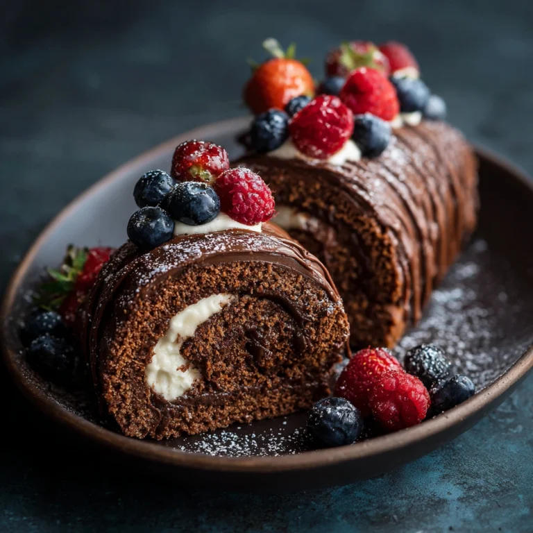 Hands rolling a vegan sponge cake with a towel to avoid cracks
