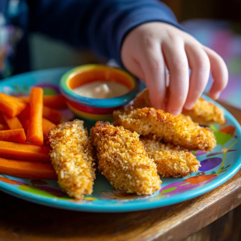 Kid-friendly serving of gluten-free chicken tenders